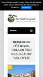 Mobile Screenshot of fernwehblog.net